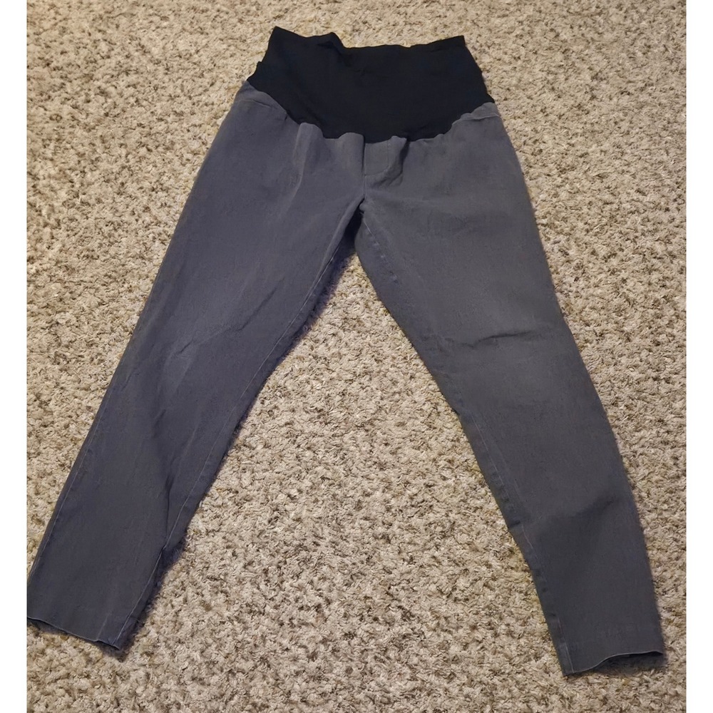 Old Navy Maternity Pixie Full Panel Pants Women's Size 12‎ Gray